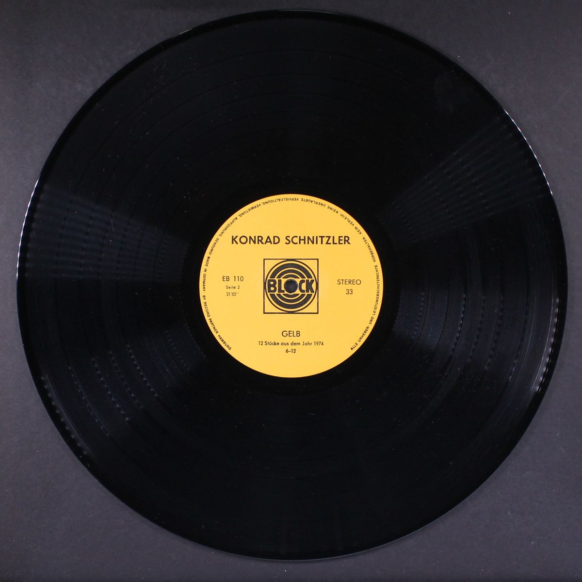 gelb by KONRAD SCHNITZLER