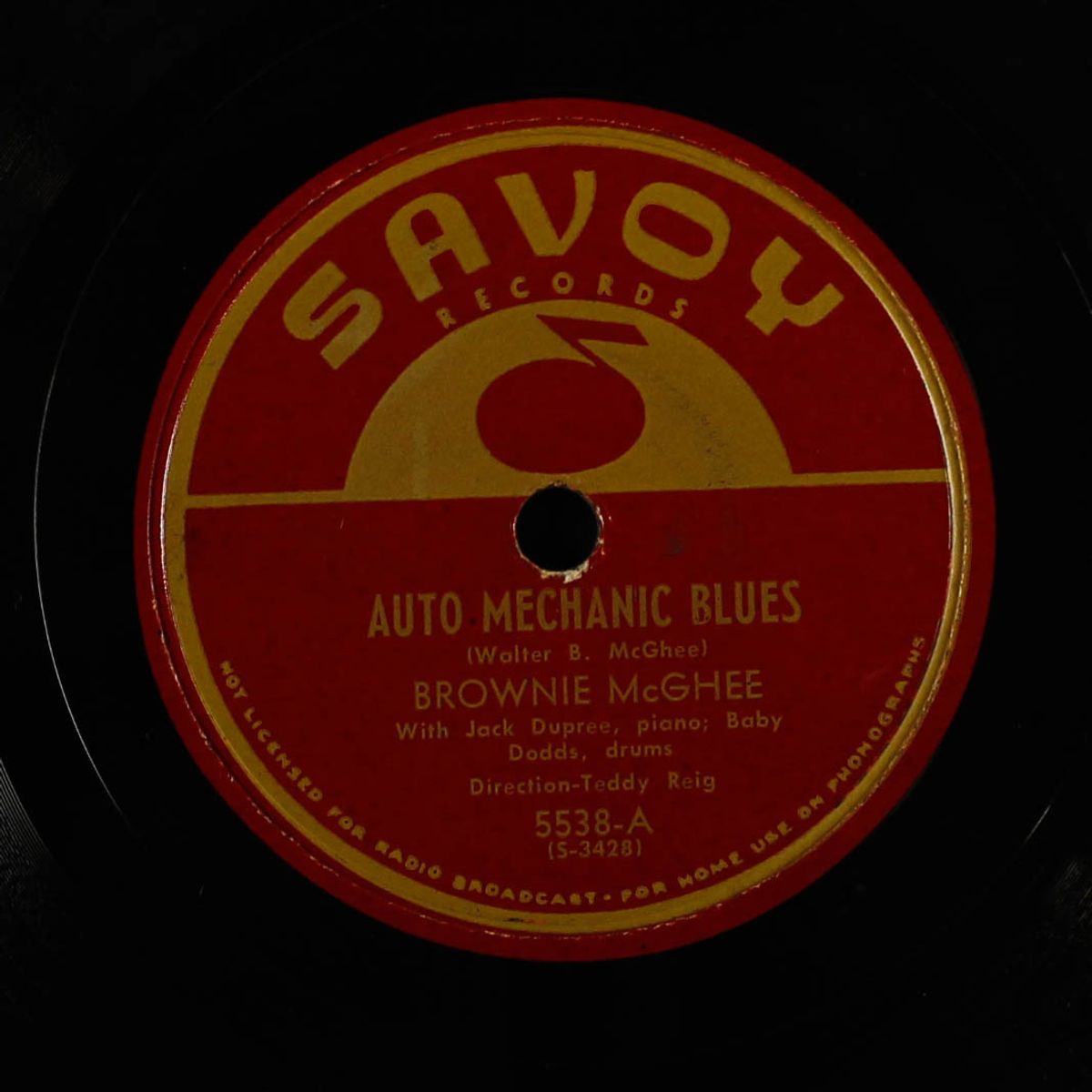 auto mechanic blues / country boy boogie by BROWNIE MCGHEE