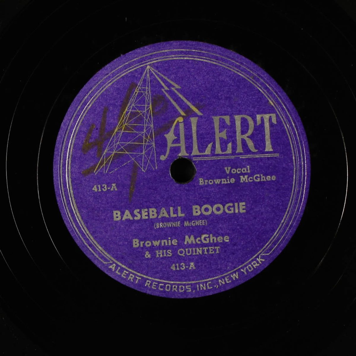 baseball boogie / dissatisfied woman by BROWNIE MCGHEE