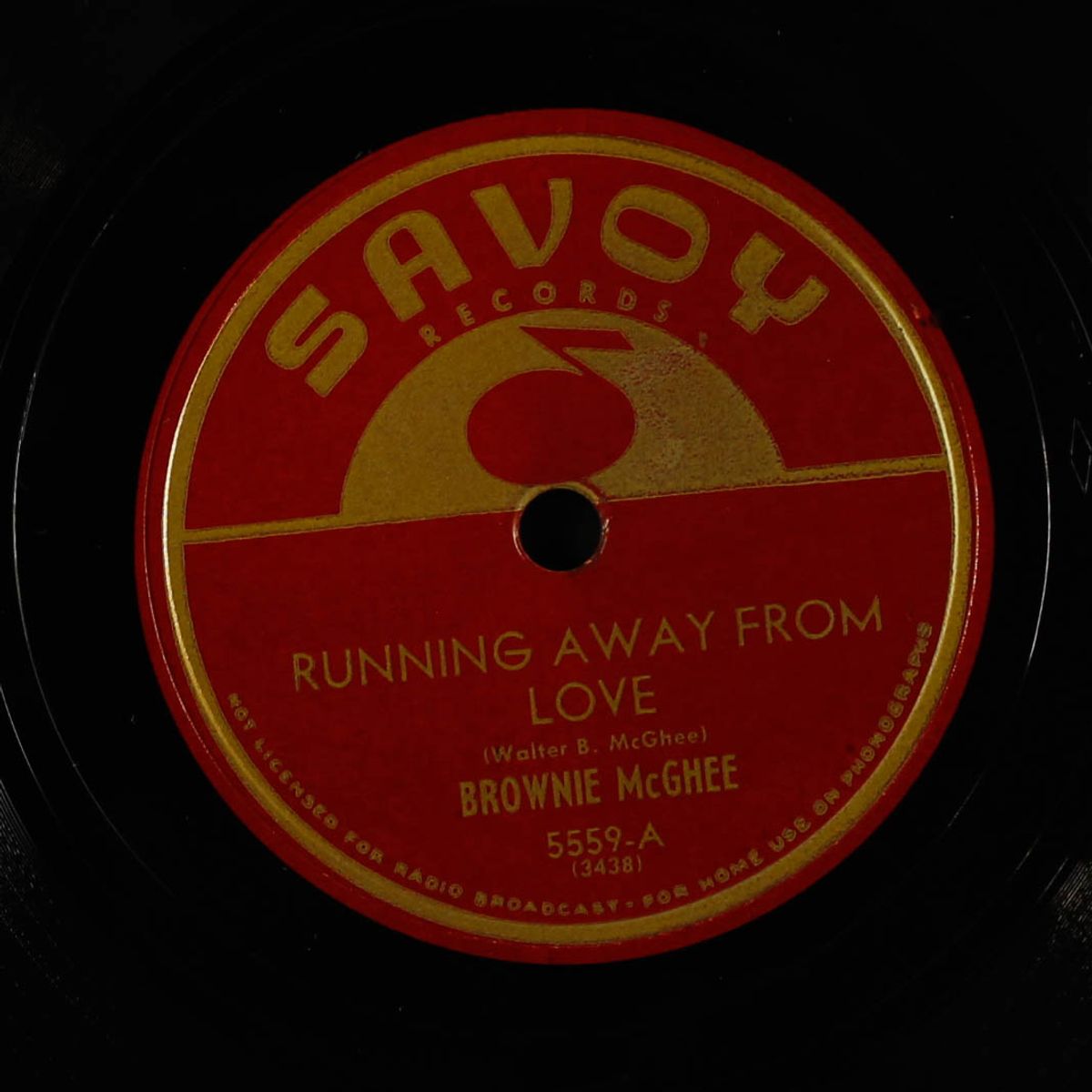 wrong man blues / running away from love by BROWNIE MCGHEE