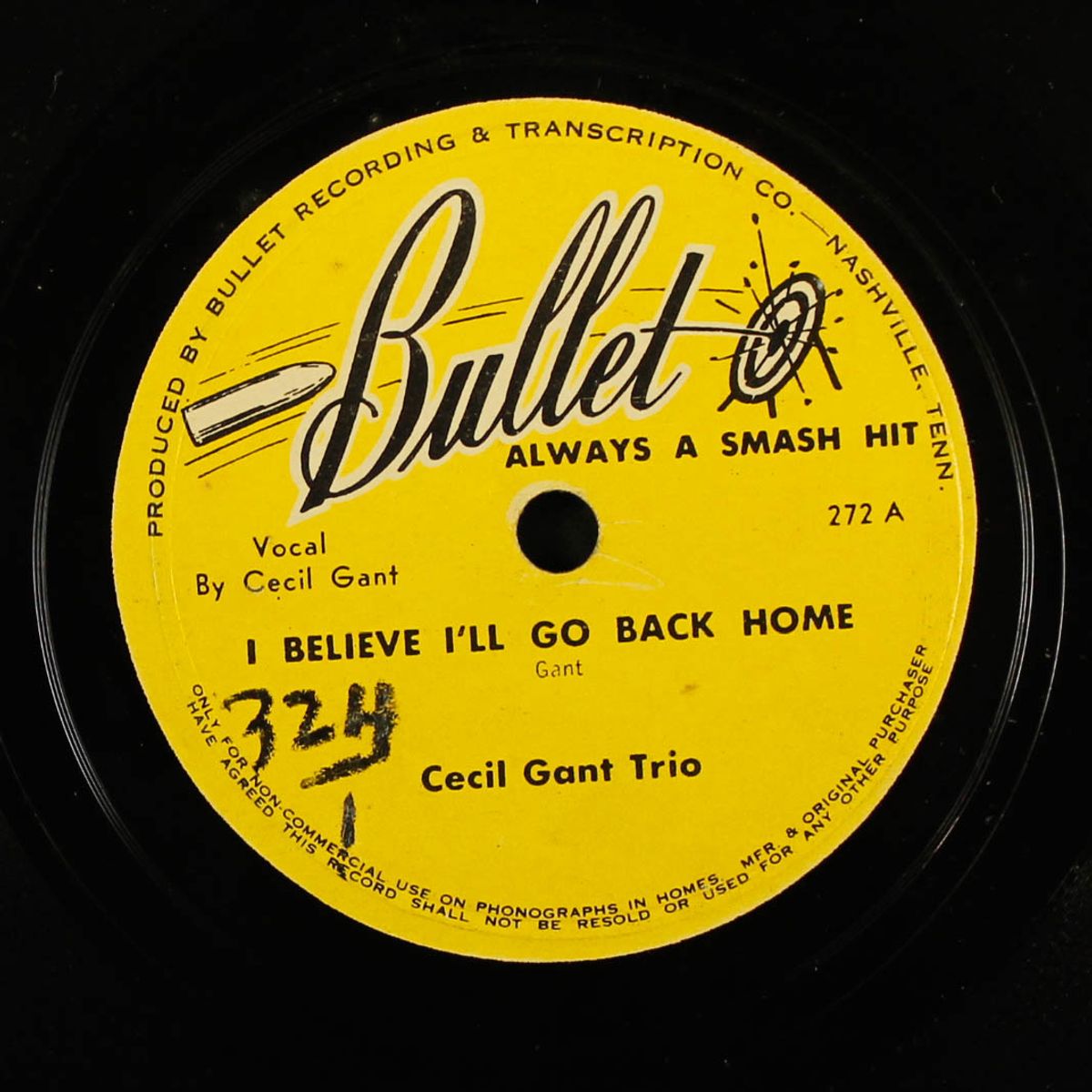 i wonder / i believe i'll go back home by CECIL GANT