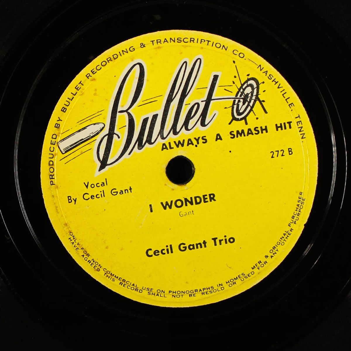 i wonder / i believe i'll go back home by CECIL GANT