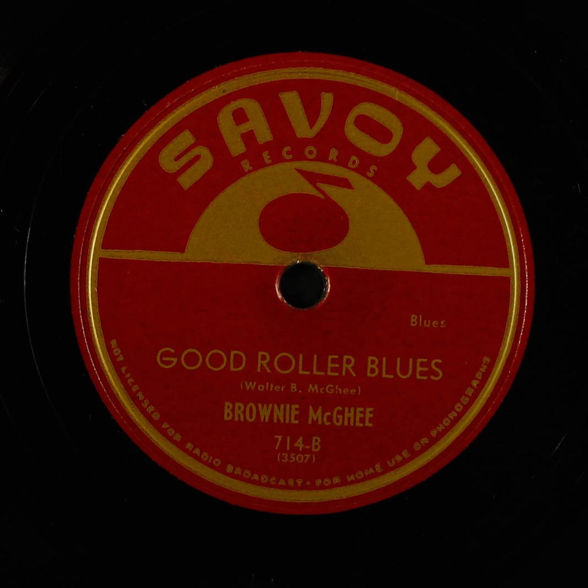 good roller blues / i know my baby by BROWNIE MCGHEE