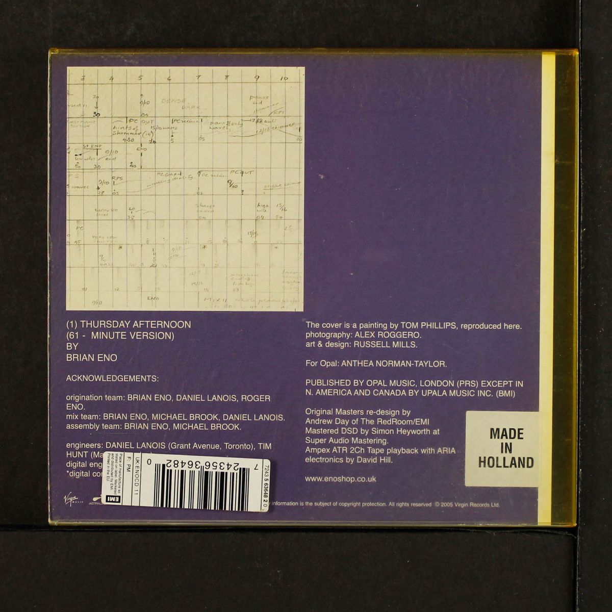 thursday afternoon by BRIAN ENO