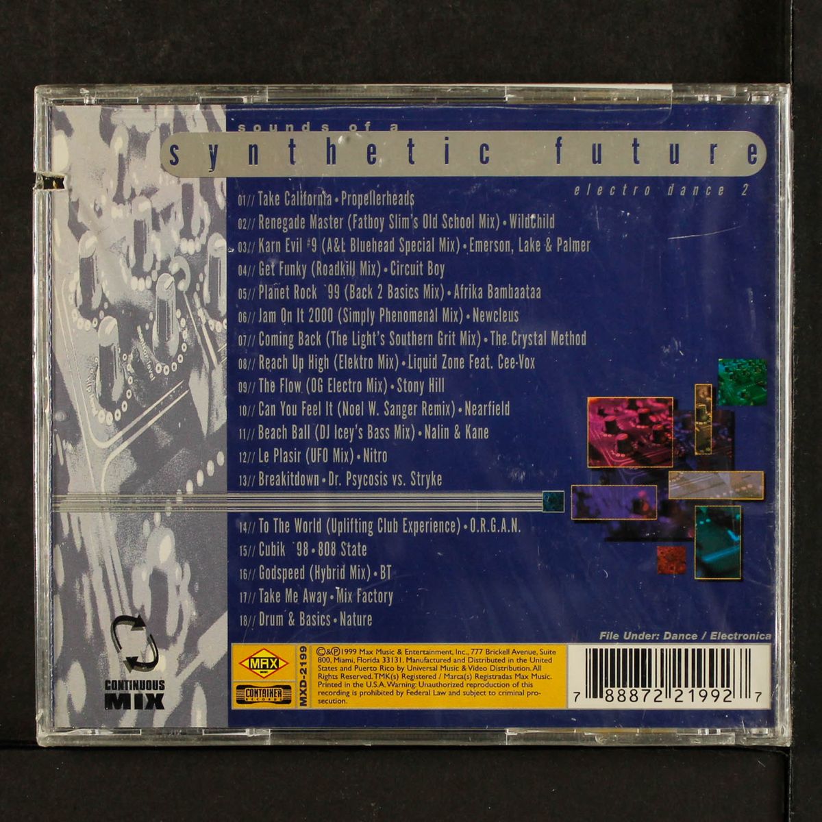 electro dance 2: synthetic future by VARIOUS