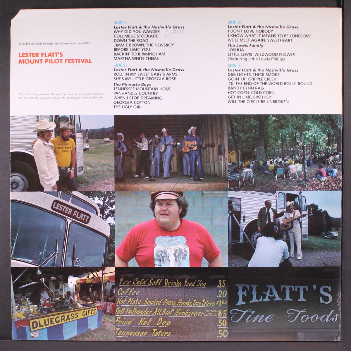 lester flatt's bluegrass festival by LESTER FLATT, LEWIS FAMILY, PINNACLE BOYS