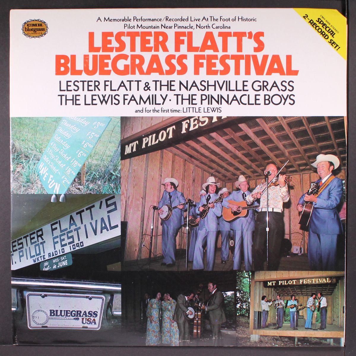 lester flatt's bluegrass festival by LESTER FLATT, LEWIS FAMILY, PINNACLE BOYS