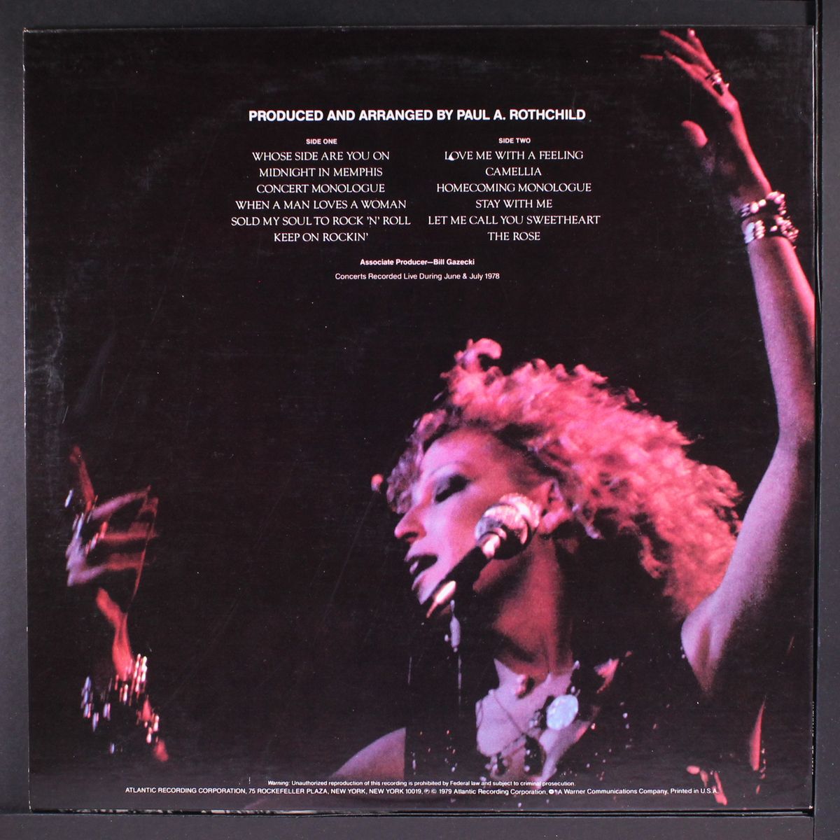 the rose soundtrack by BETTE MIDLER