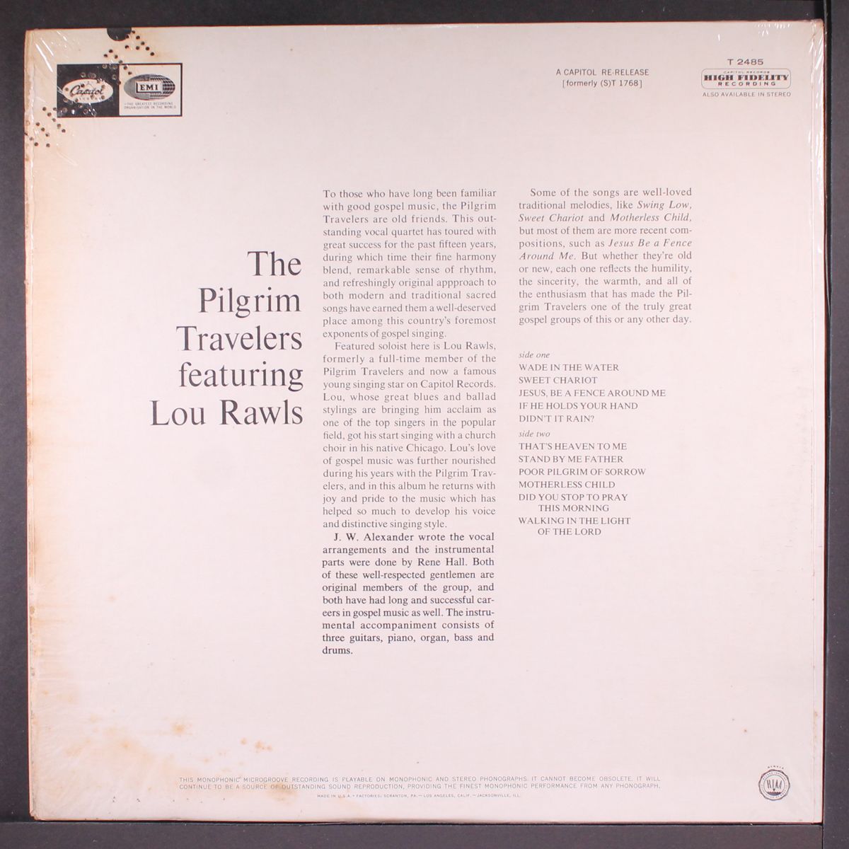 featuring lou rawls by PILGRIM TRAVELERS