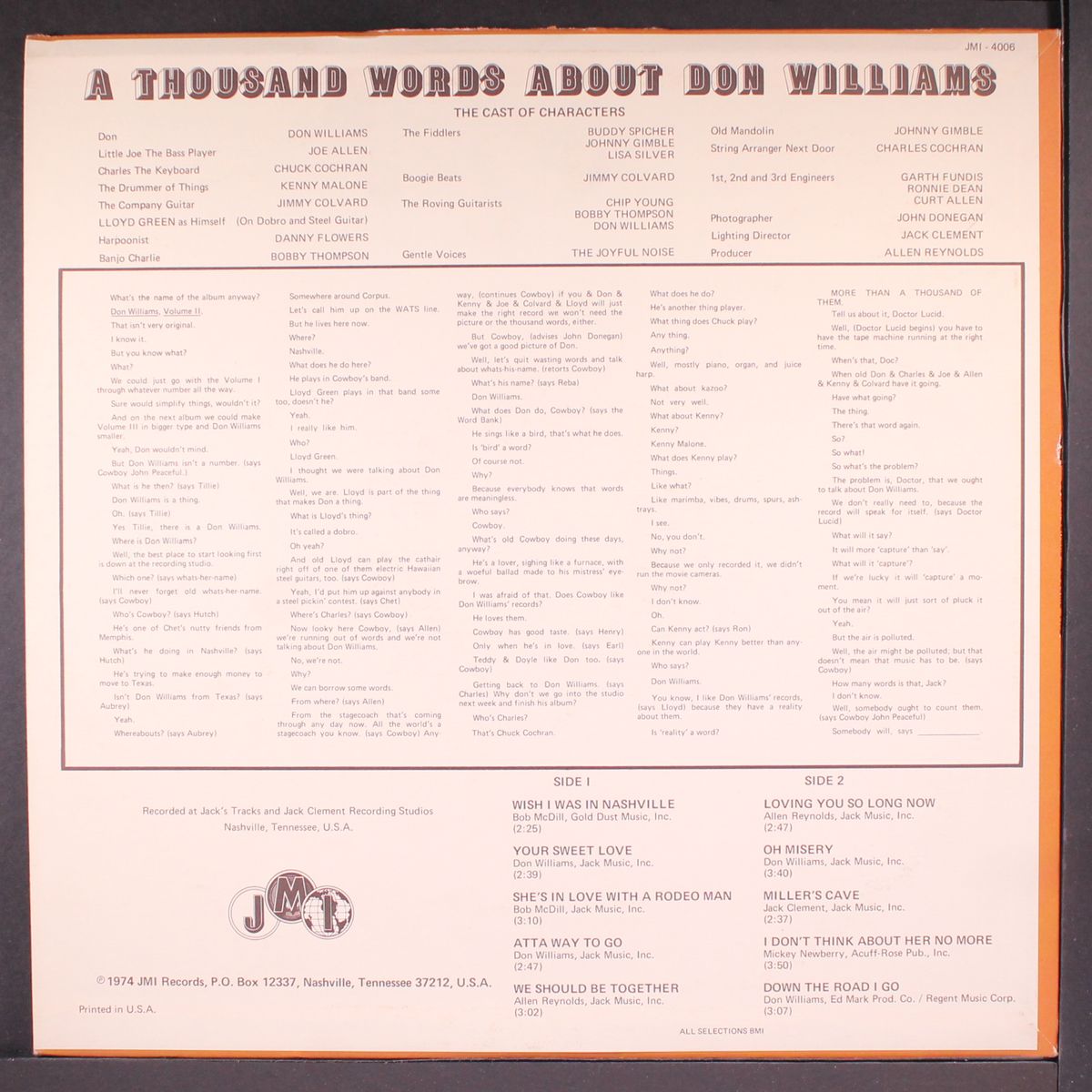 volume two by DON WILLIAMS