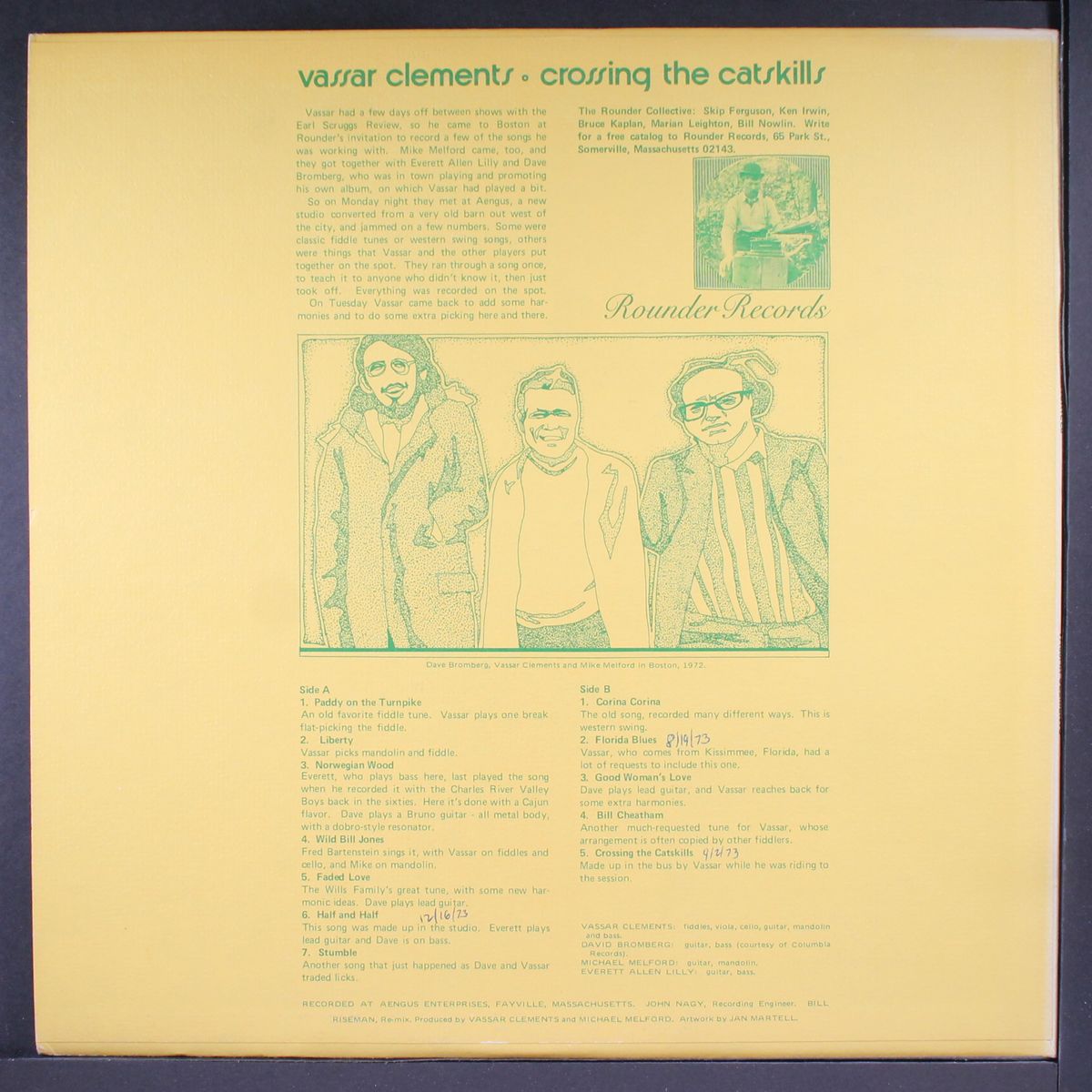 crossing the catskills by VASSAR CLEMENTS