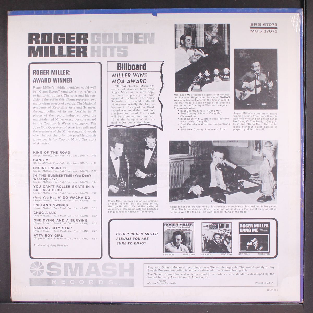 golden hits by ROGER MILLER