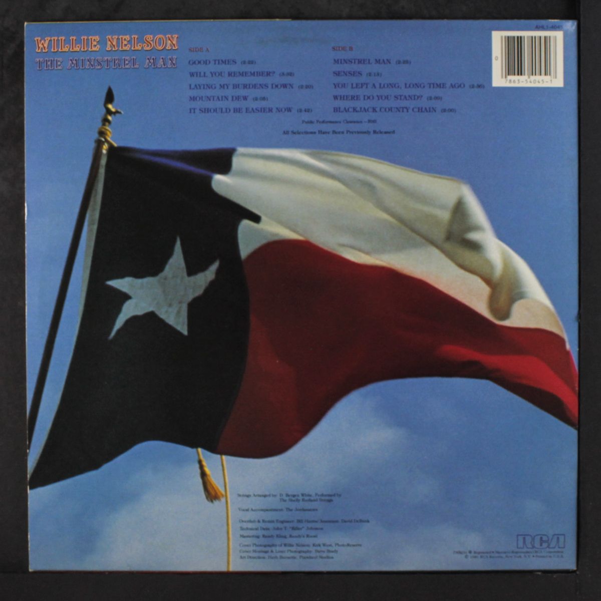 minstrel man by WILLIE NELSON