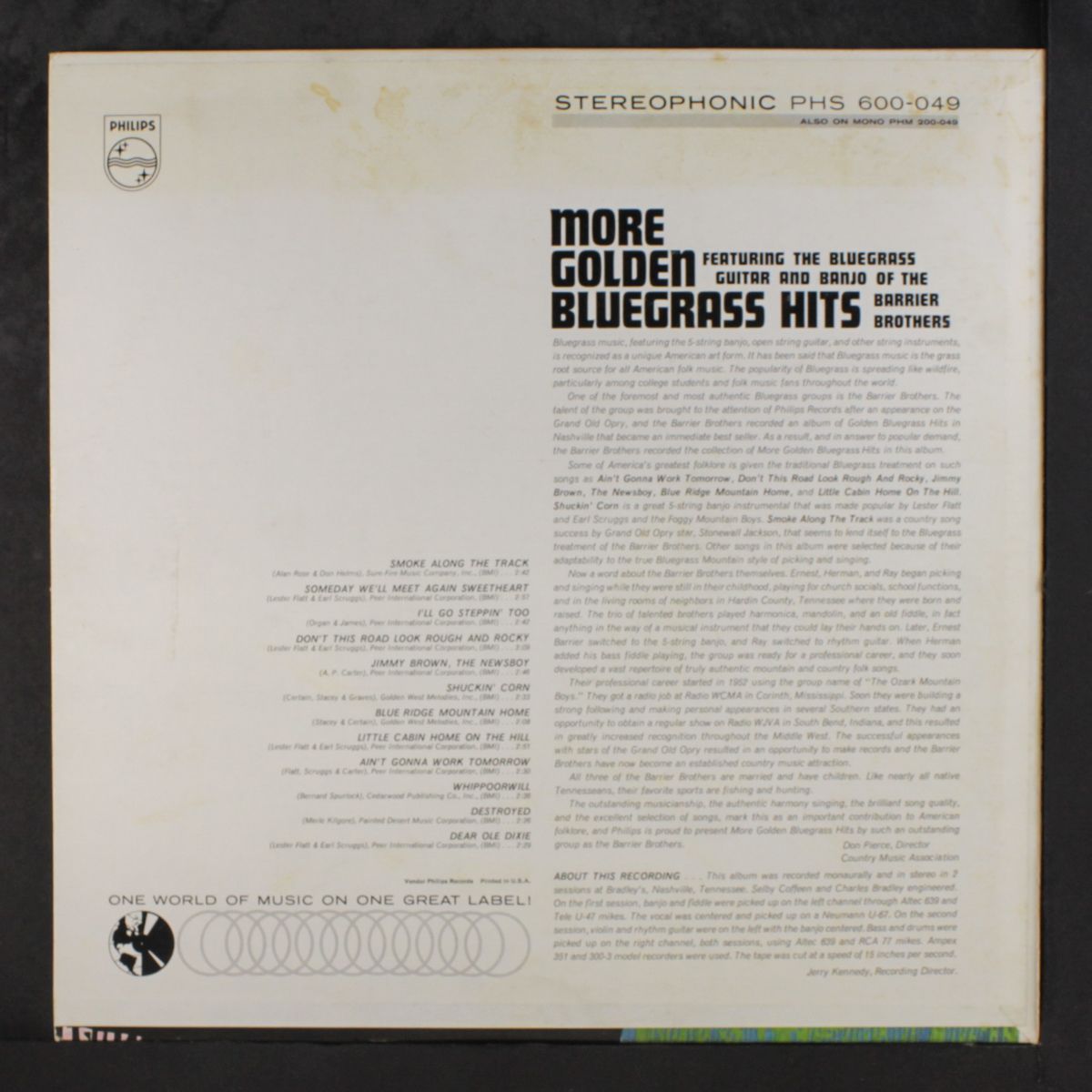 more golden bluegrass hits by BARRIER BROTHERS