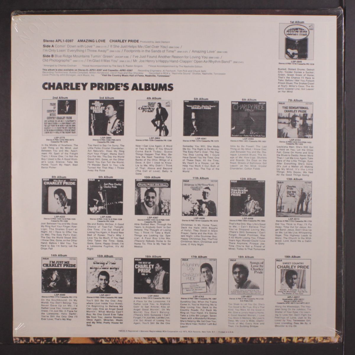 amazing love by CHARLEY PRIDE