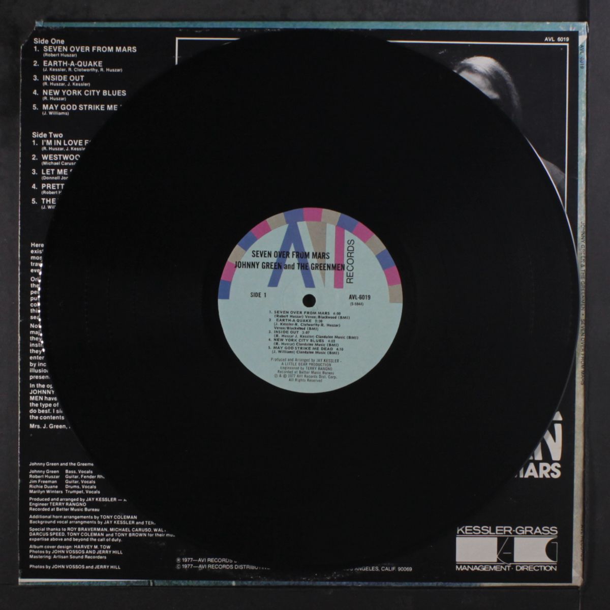 seven over from mars by JOHNNY GREEN & GREENMEN