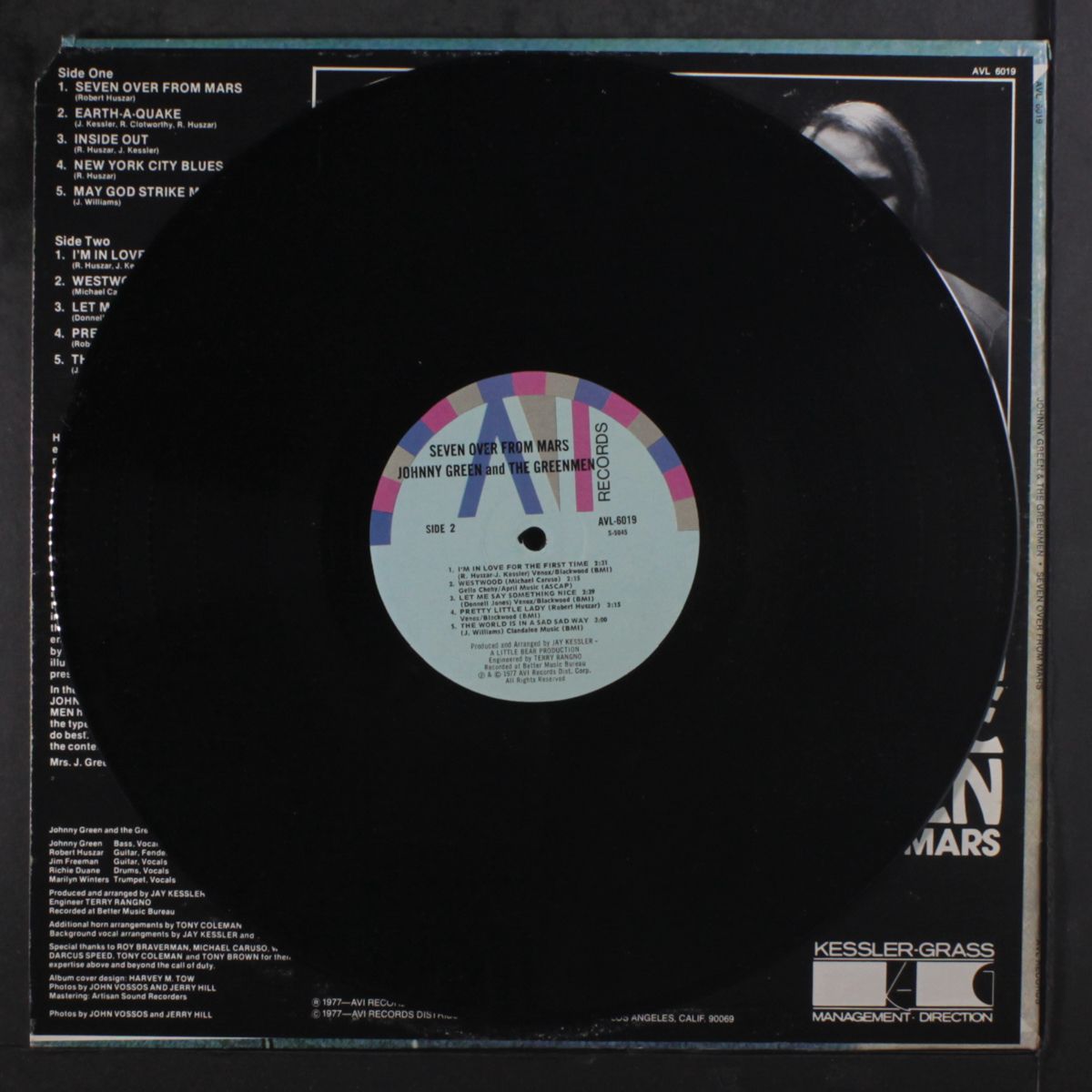 seven over from mars by JOHNNY GREEN & GREENMEN