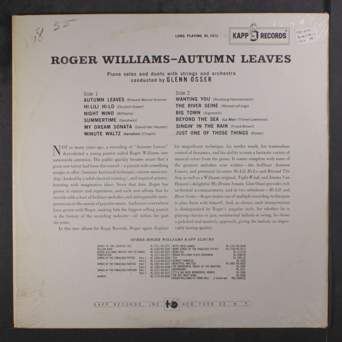 autumn leaves by ROGER WILLIAMS