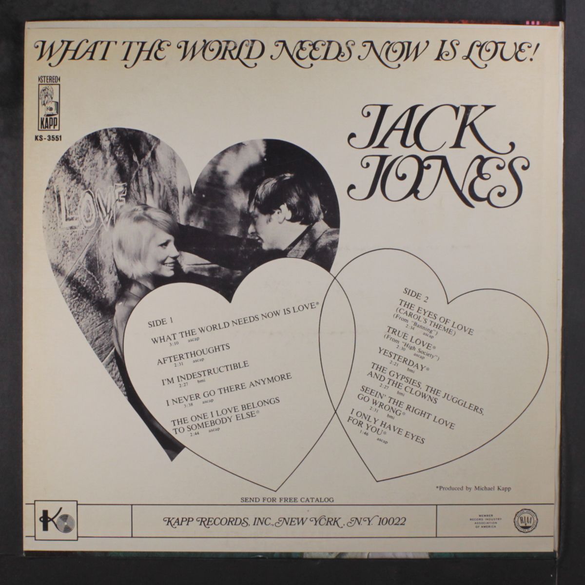 what the word needs now is love! by JACK JONES