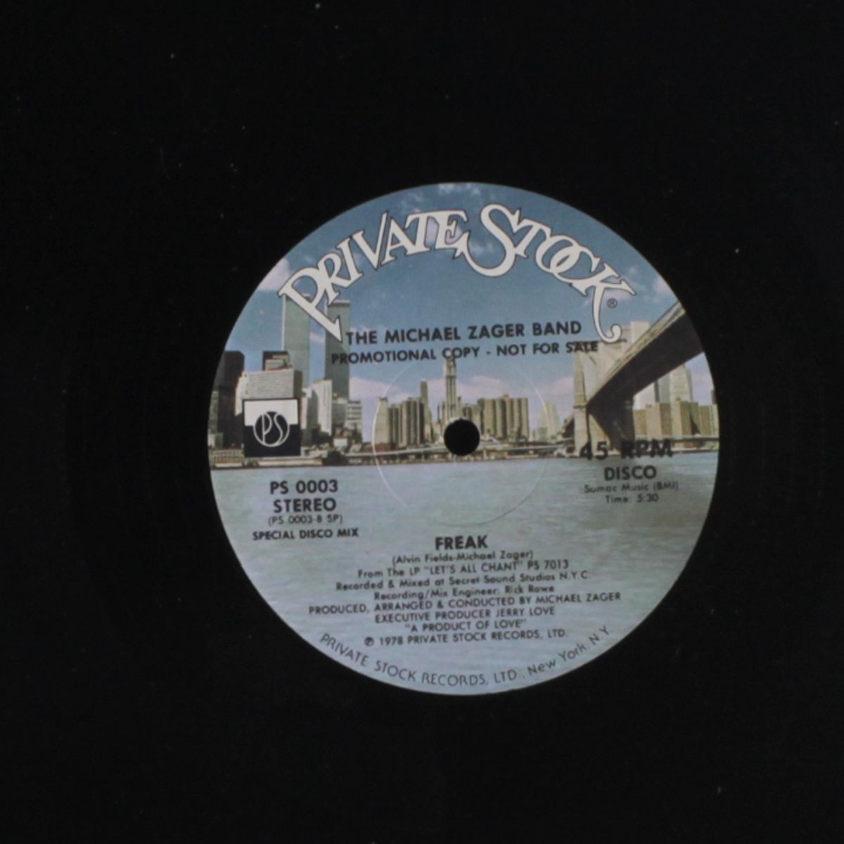 music fever / freak by MICHAEL ZAGER BAND