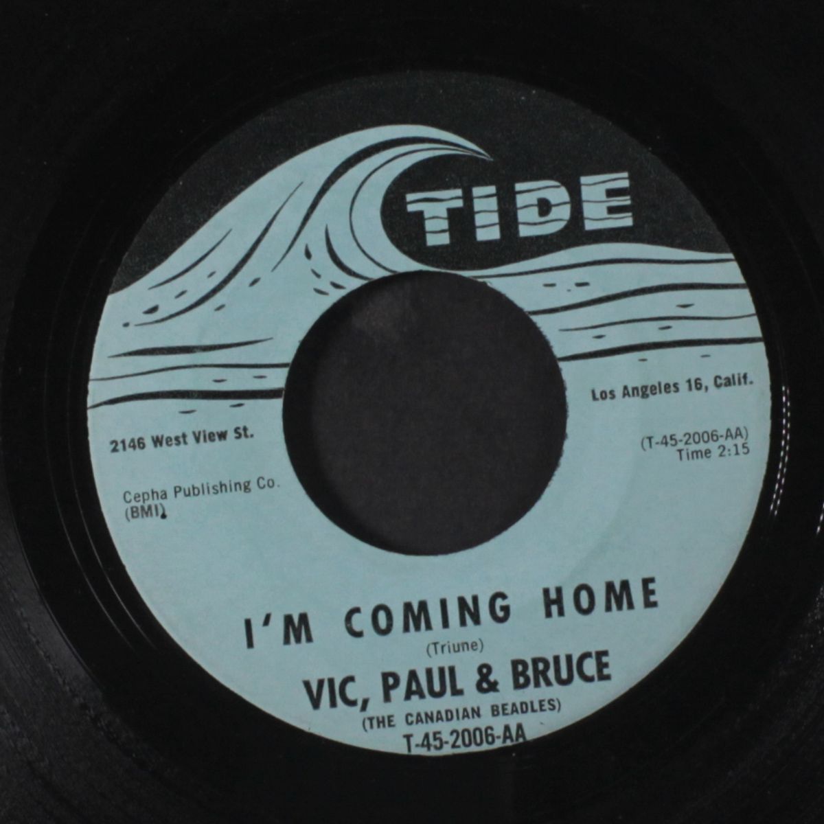 i'm comin' home / love walk away by VIC, PAUL & BRUCE