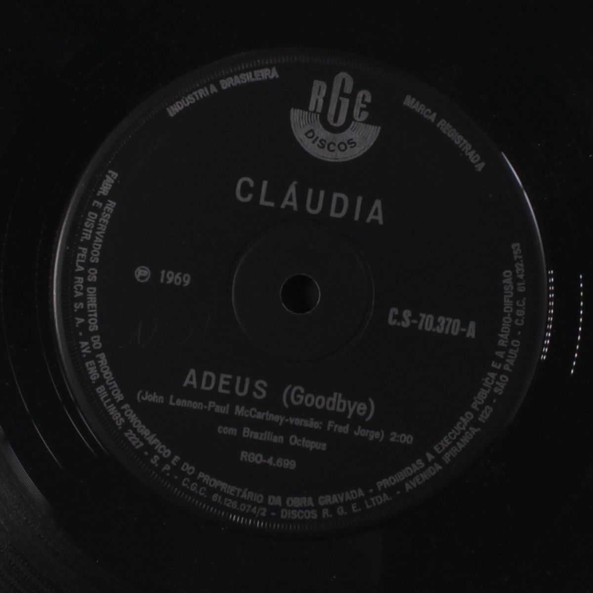 gosto de ser como sou / adeus by CLAUDIA & BRAZILIAN OCTOPUS