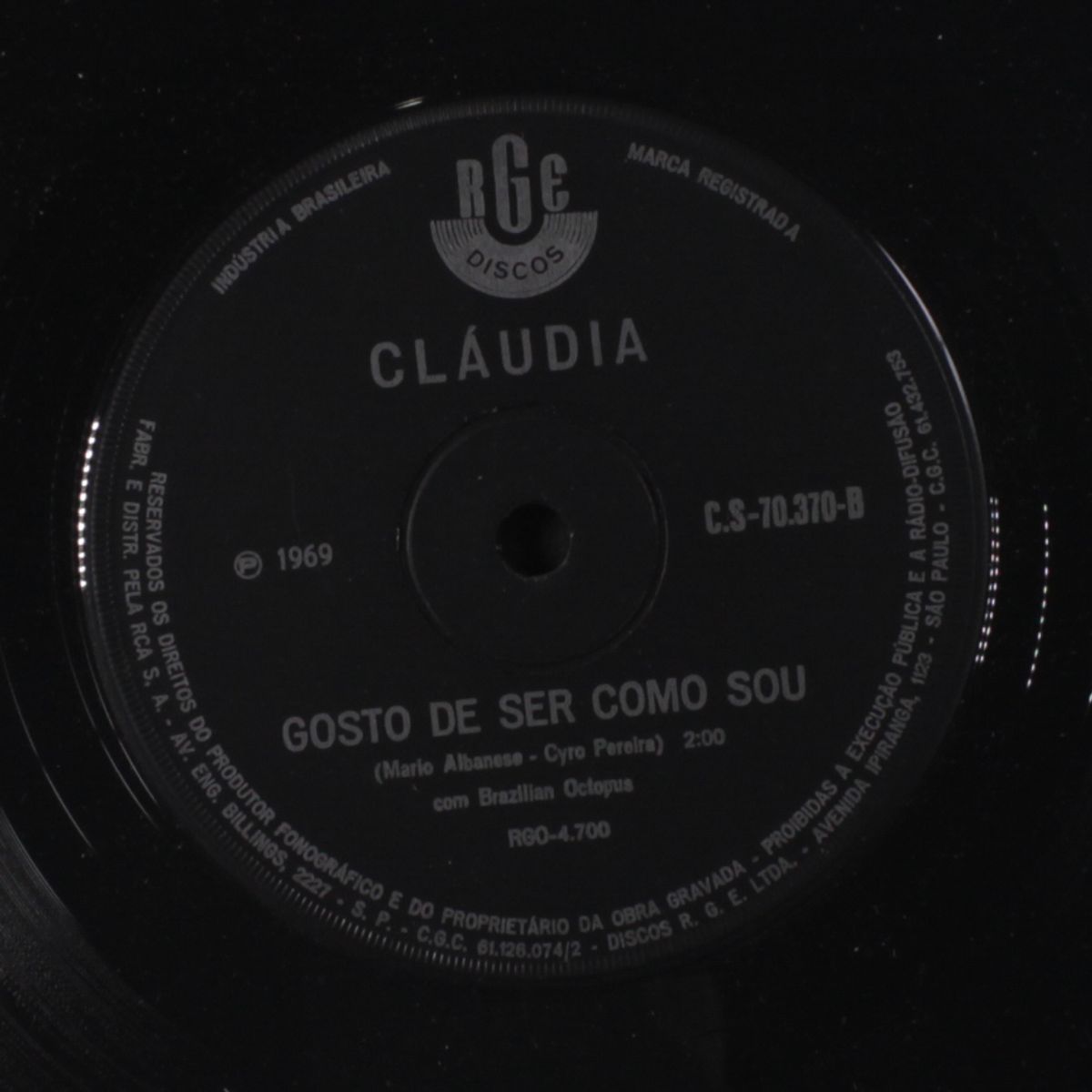 gosto de ser como sou / adeus by CLAUDIA & BRAZILIAN OCTOPUS