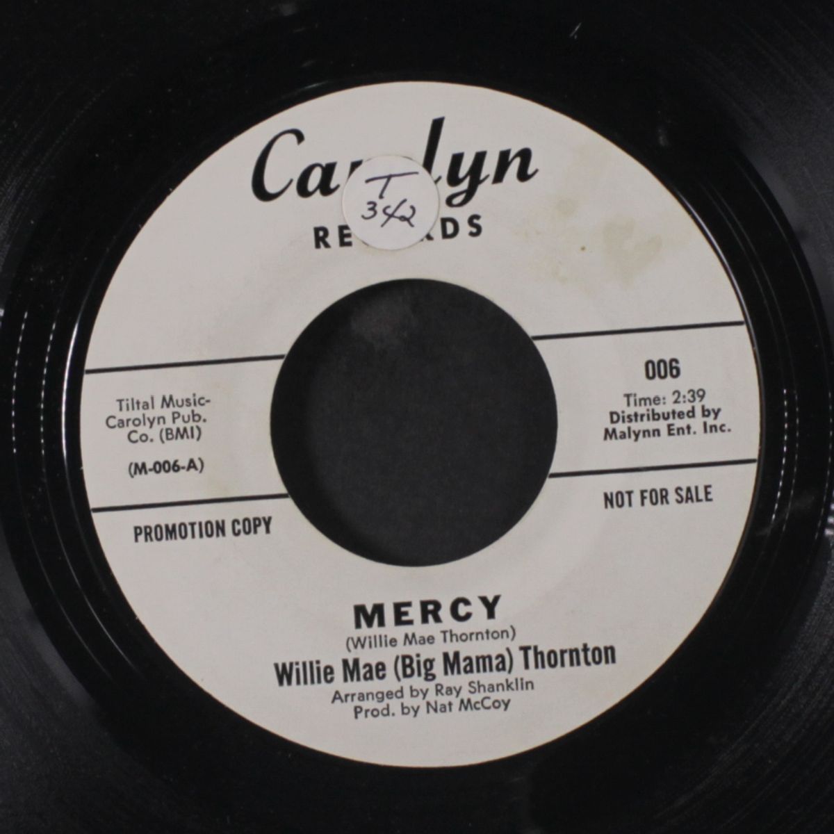mercy / yes i cried by BIG MAMA THORNTON
