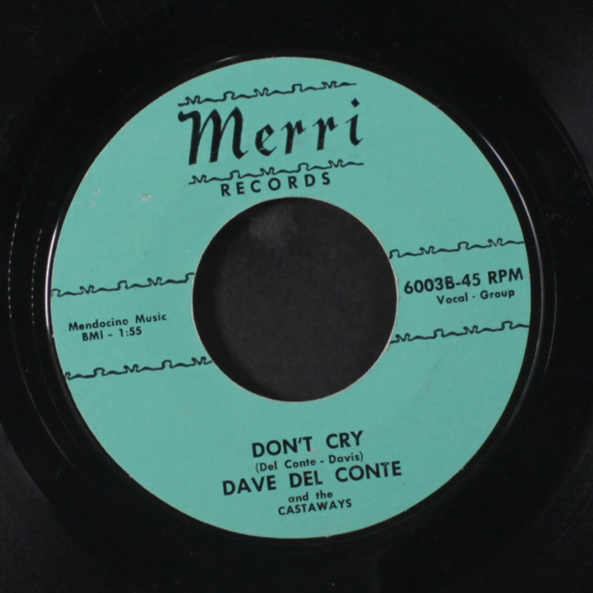 the lonely surfer / don't cry by DAVE DEL CONTE