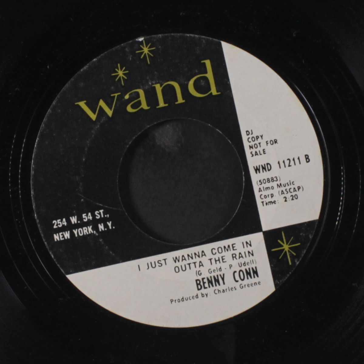 satisfy my hunger / i just wanna come in outta the rain by BENNY CONN