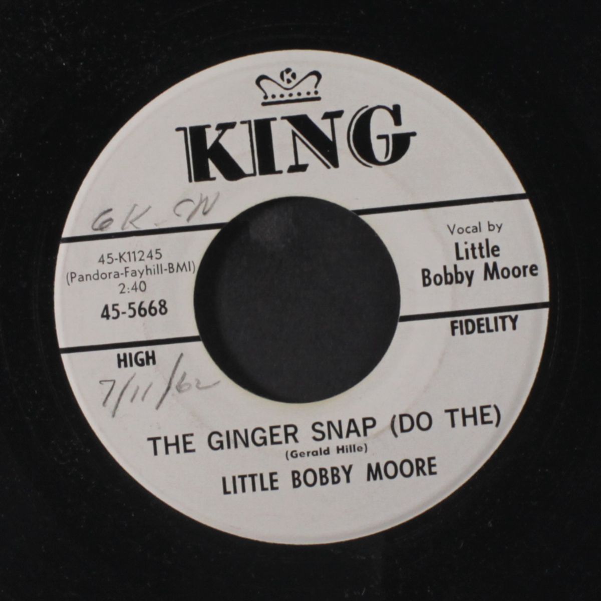 the clown / do the ginger snap by LITTLE BOBBY MOORE