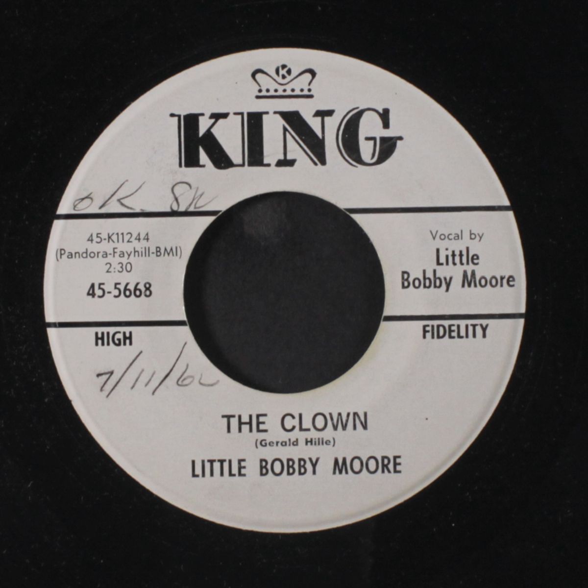 the clown / do the ginger snap by LITTLE BOBBY MOORE