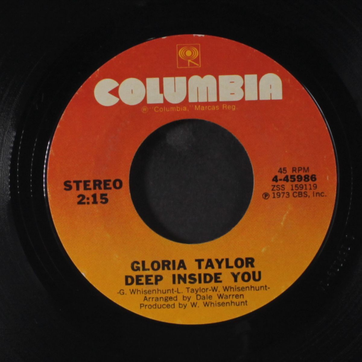 world that's not real / deep inside you by GLORIA TAYLOR