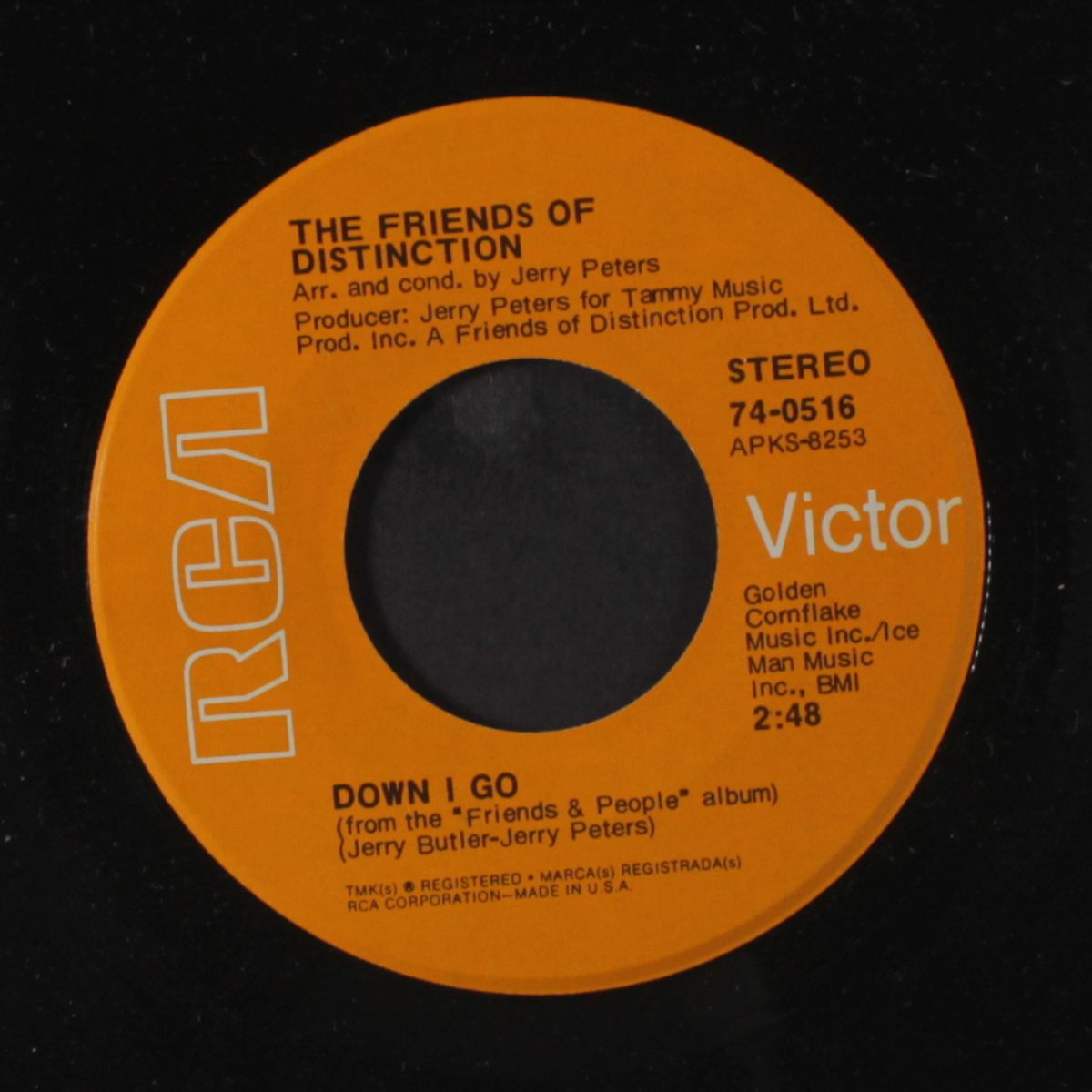 down i go / it don't matter to me by FRIENDS OF DISTINCTION