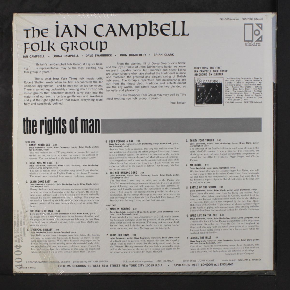 the rights of man by IAN CAMPBELL FOLK GROUP