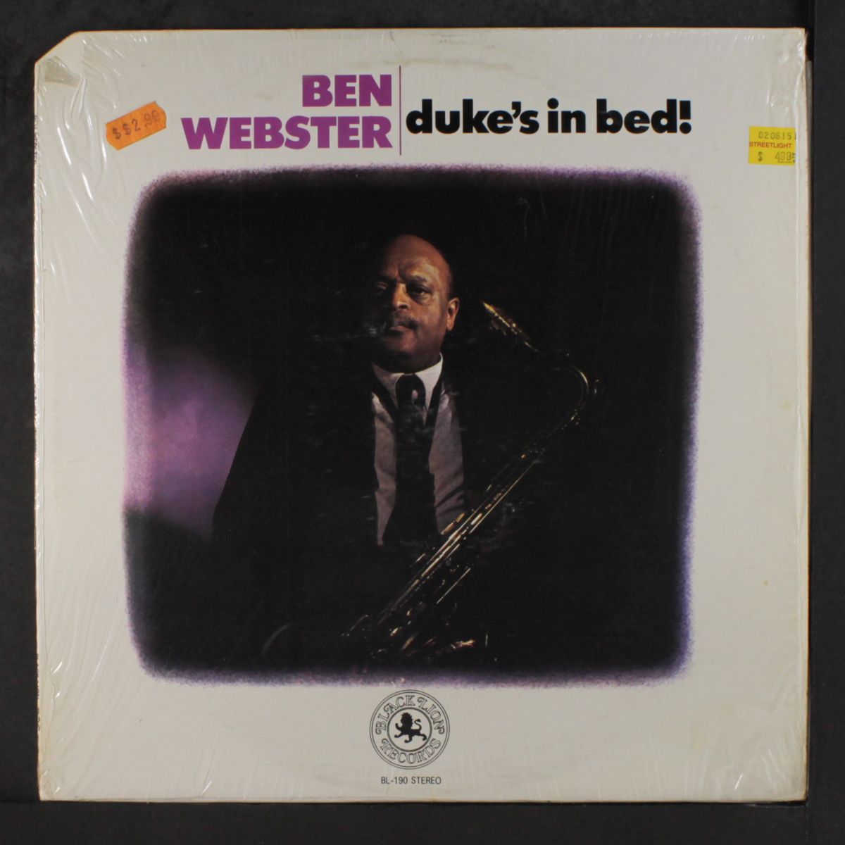duke's in bed! by BEN WEBSTER