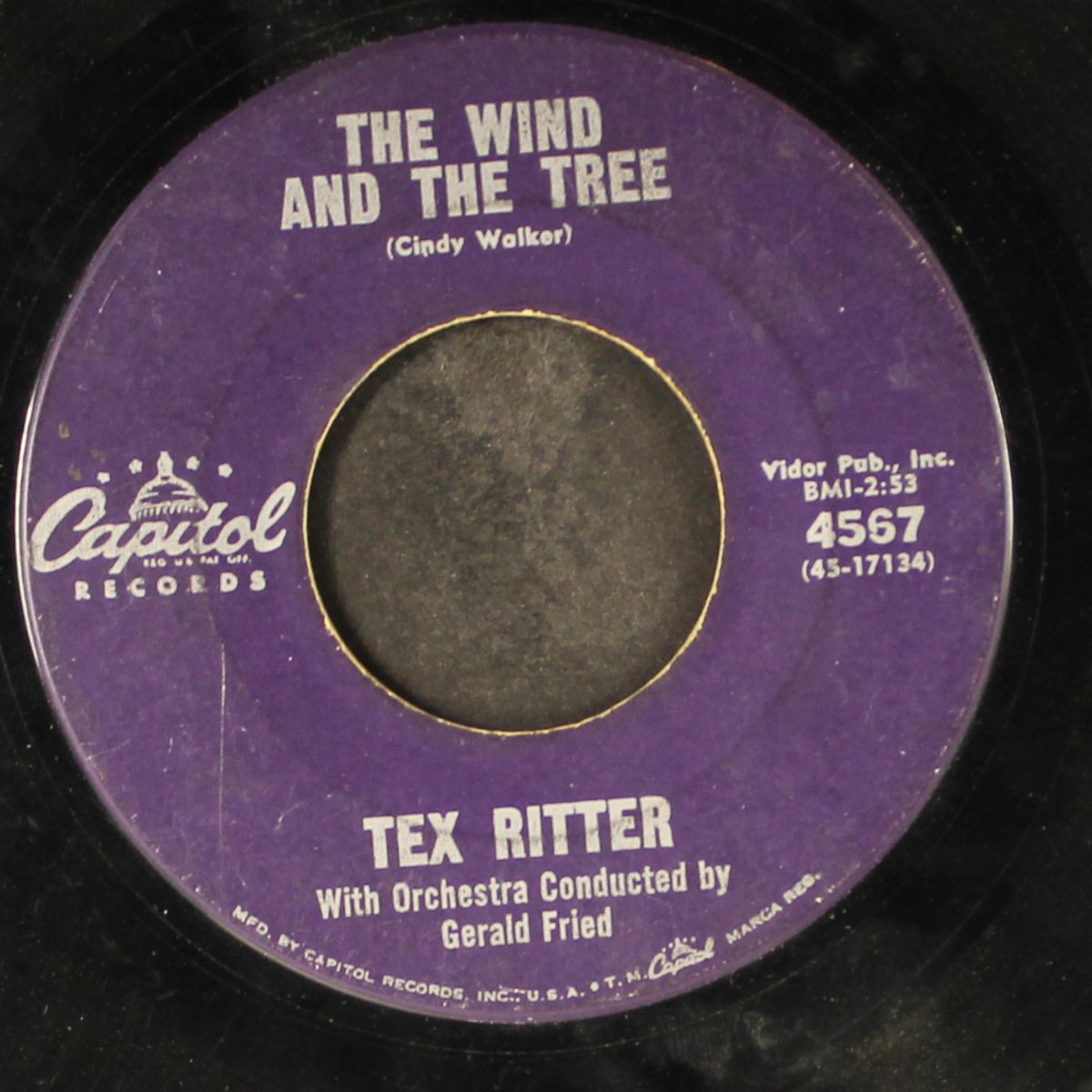 i dreamed of a hillbilly heaven by TEX RITTER