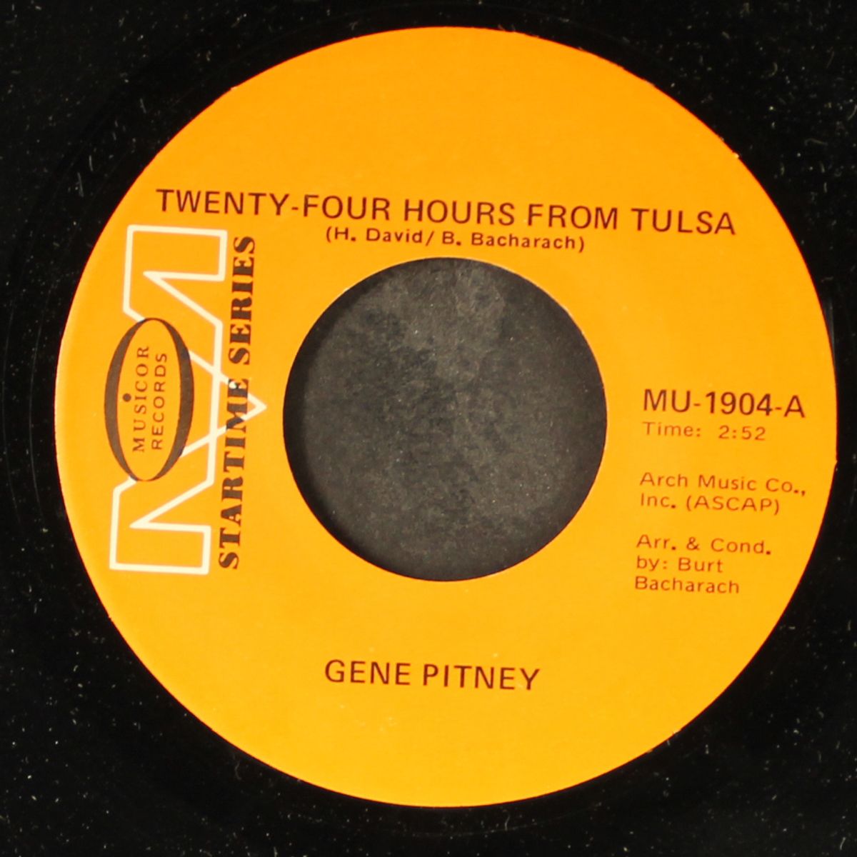 twenty-four hours from tulsa / mecca by GENE PITNEY