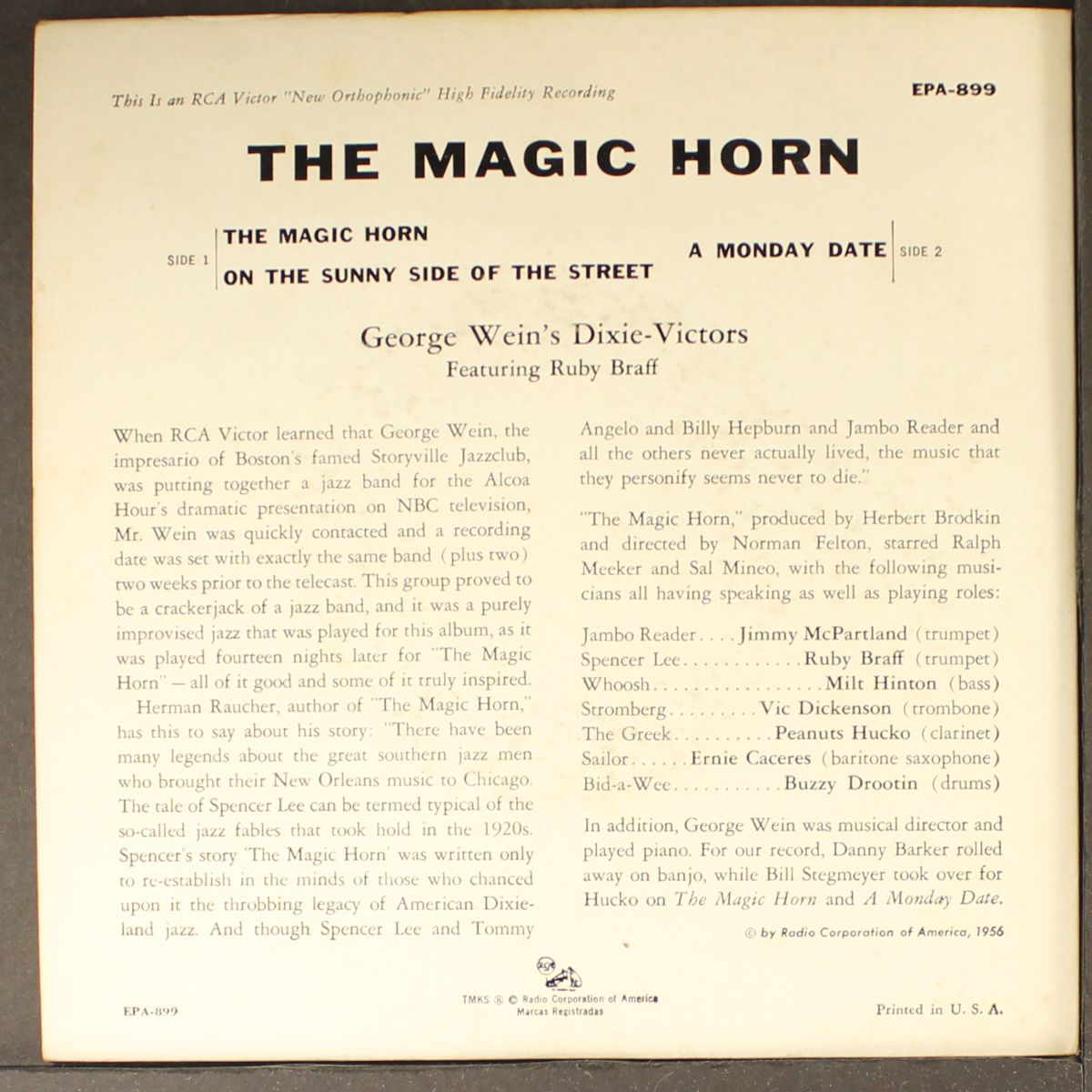 the magic horn +2 by GEORGE WEIN