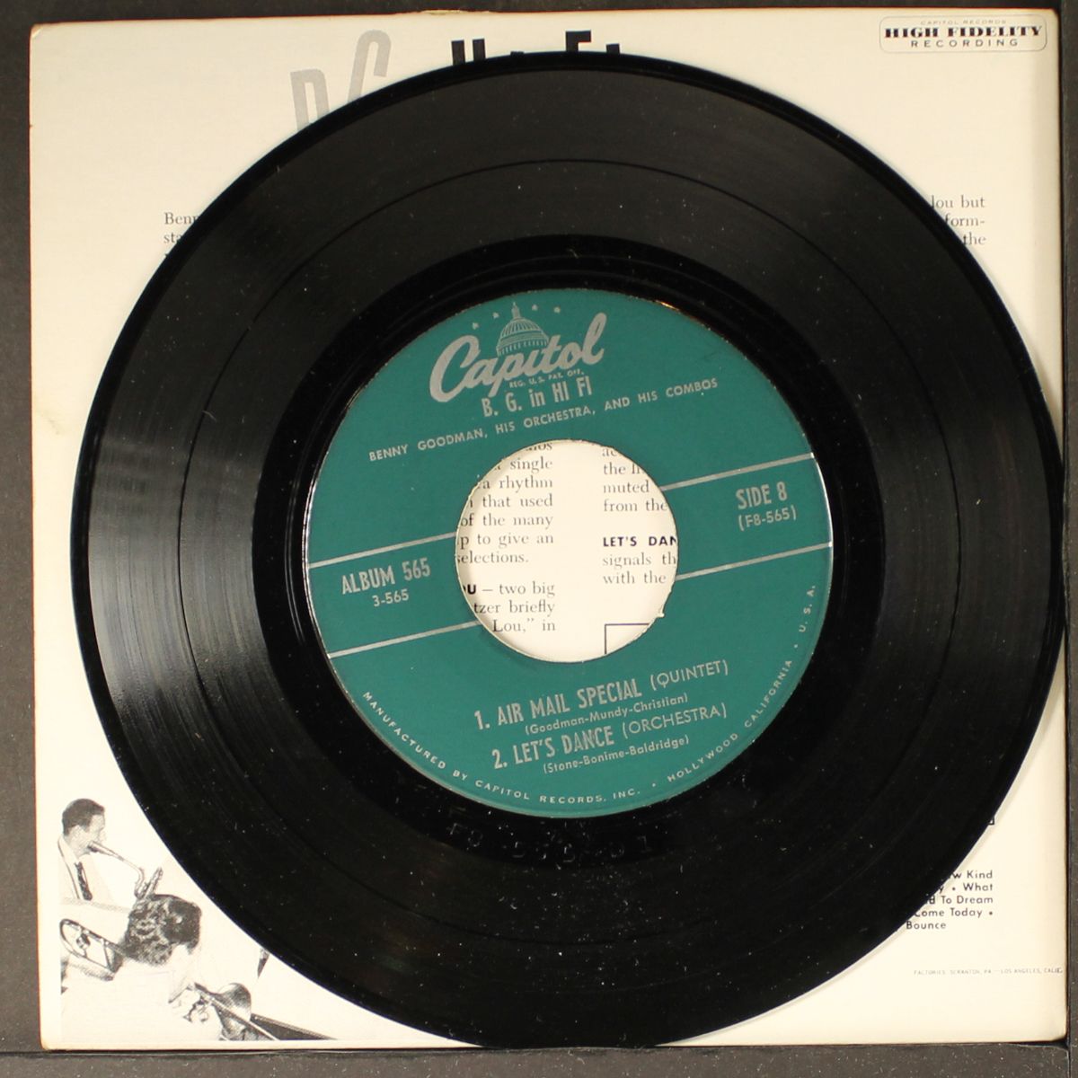 b.g. in hi-fi part 3 by BENNY GOODMAN