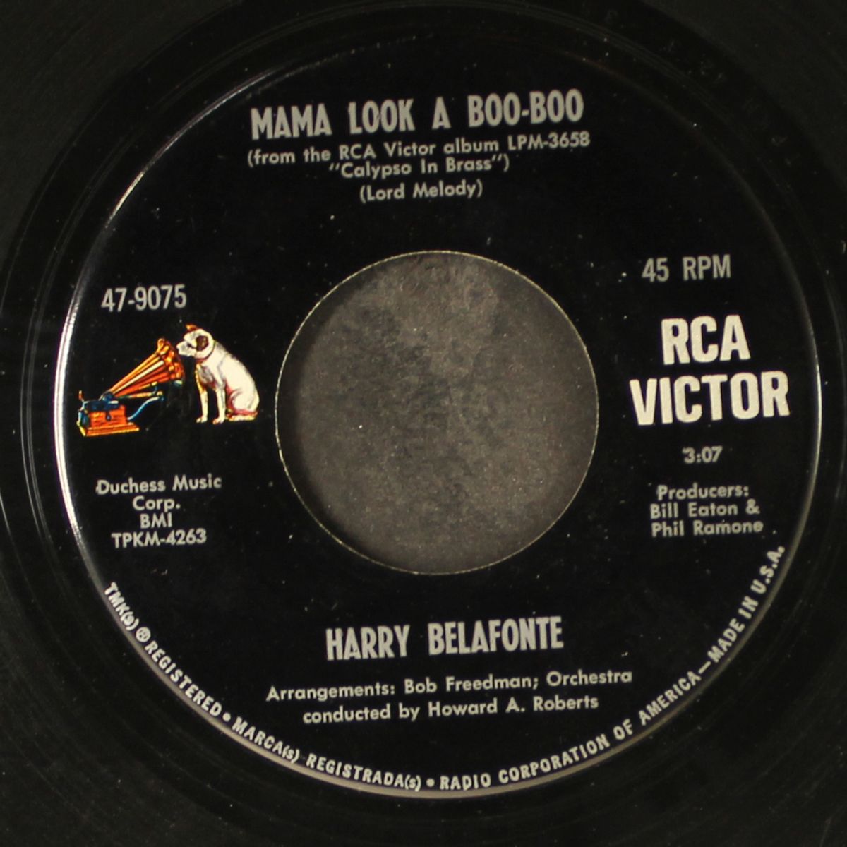 hurry sundown / mama looka boo-boo by HARRY BELAFONTE