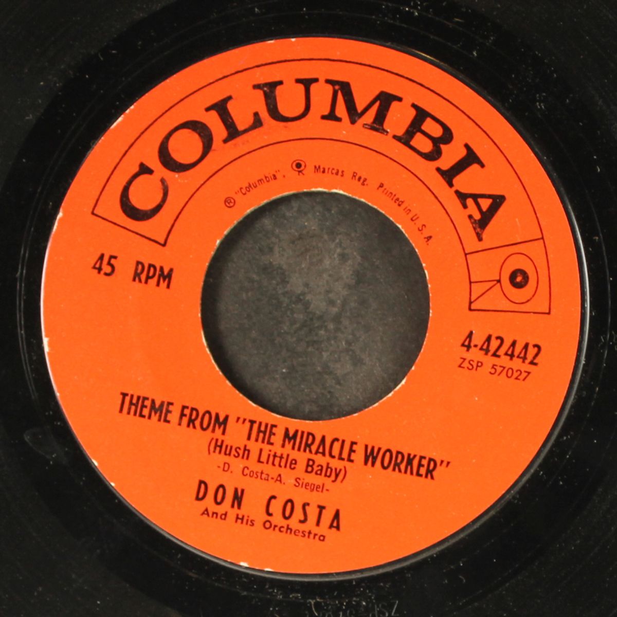 hully gully / theme from "the miracle worker" by DON COSTA