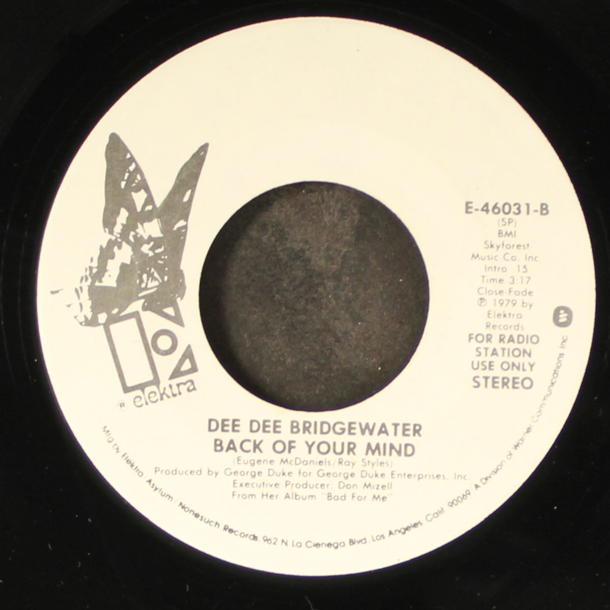 back of you rmind by DEE DEE BRIDGEWATER