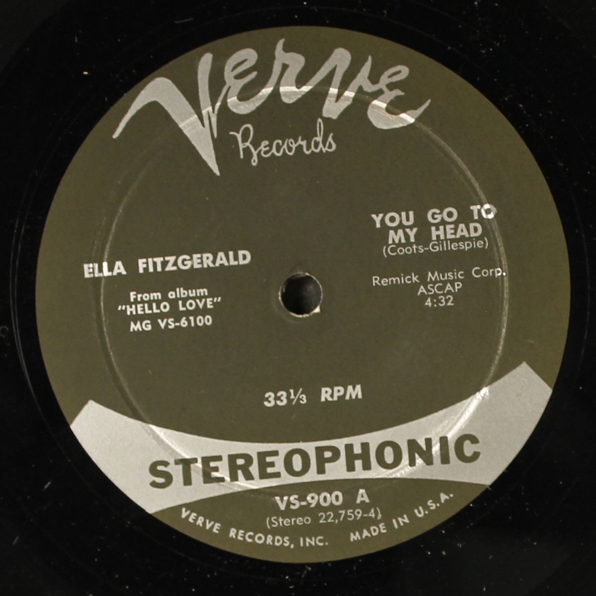 you go to my head / tenderly by ELLA FITZGERALD