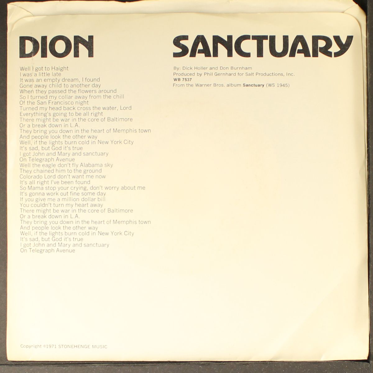 sanctuary / brand new morning by DION