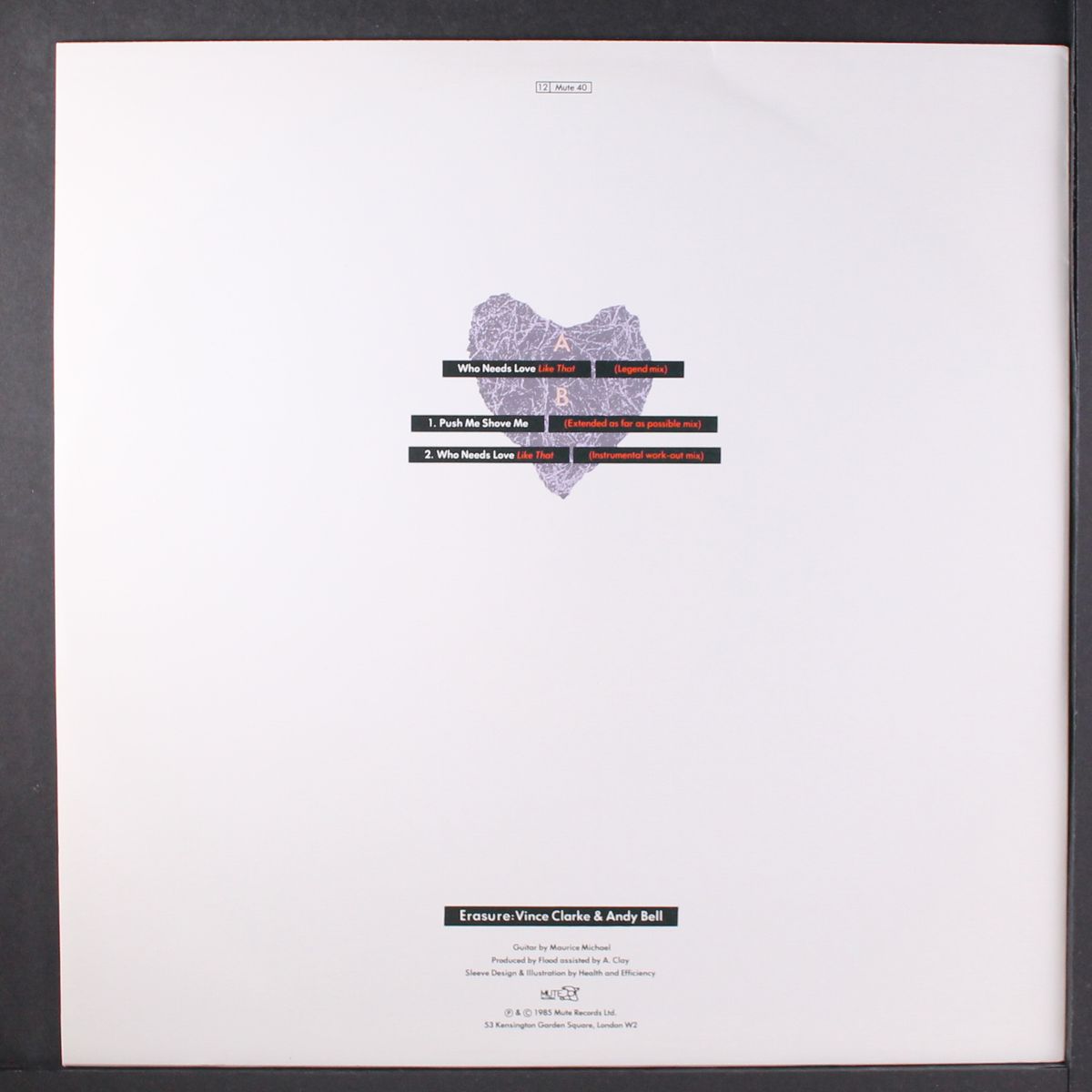 who needs love like that by ERASURE