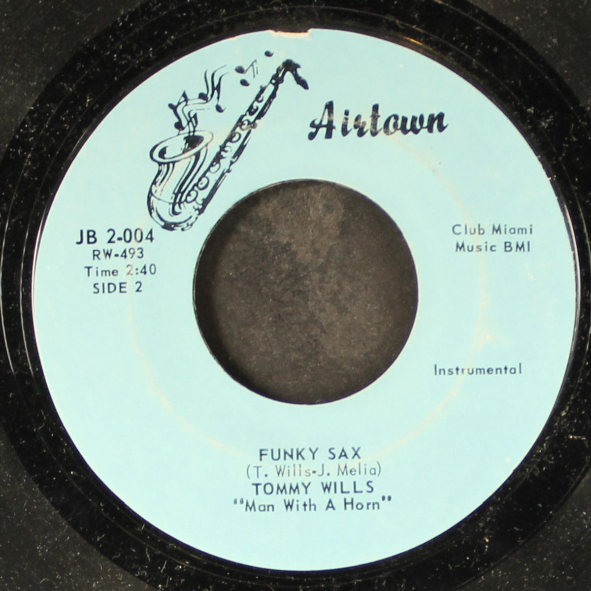 funky sax by TOMMY WILLS