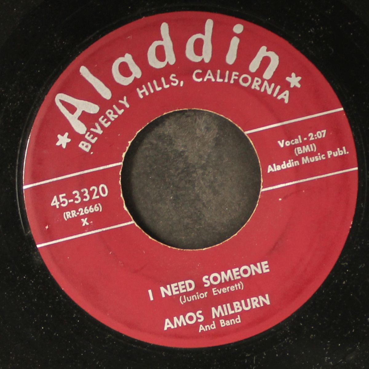 i need someone / french fried potatoes and ketchup by AMOS MILBURN