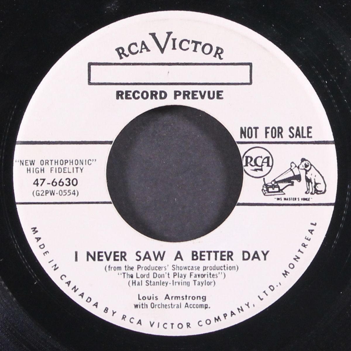 rain, rain / i never saw a better day by LOUIS ARMSTRONG