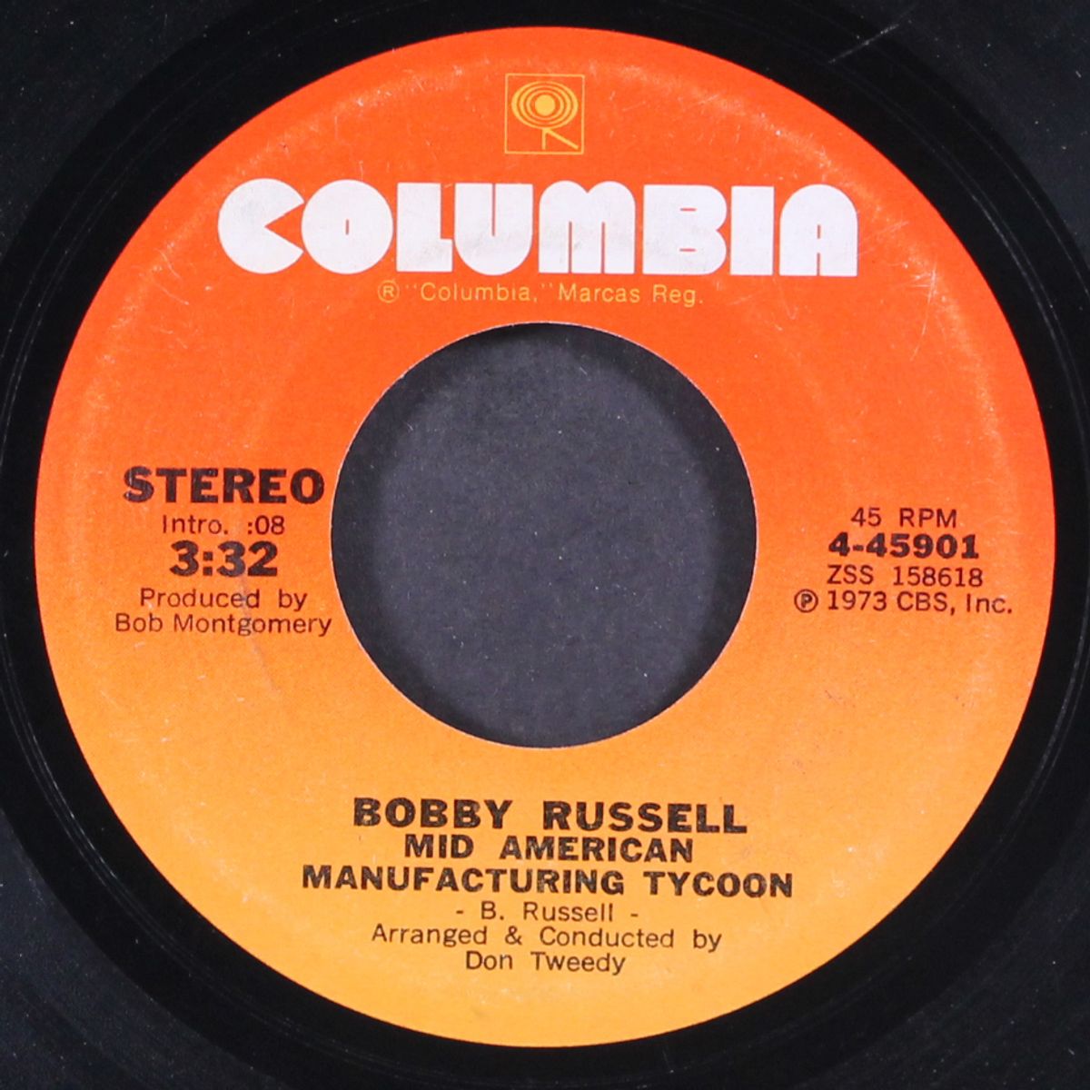 mid american manufacturing tycoon / ships in the night by BOBBY RUSSELL